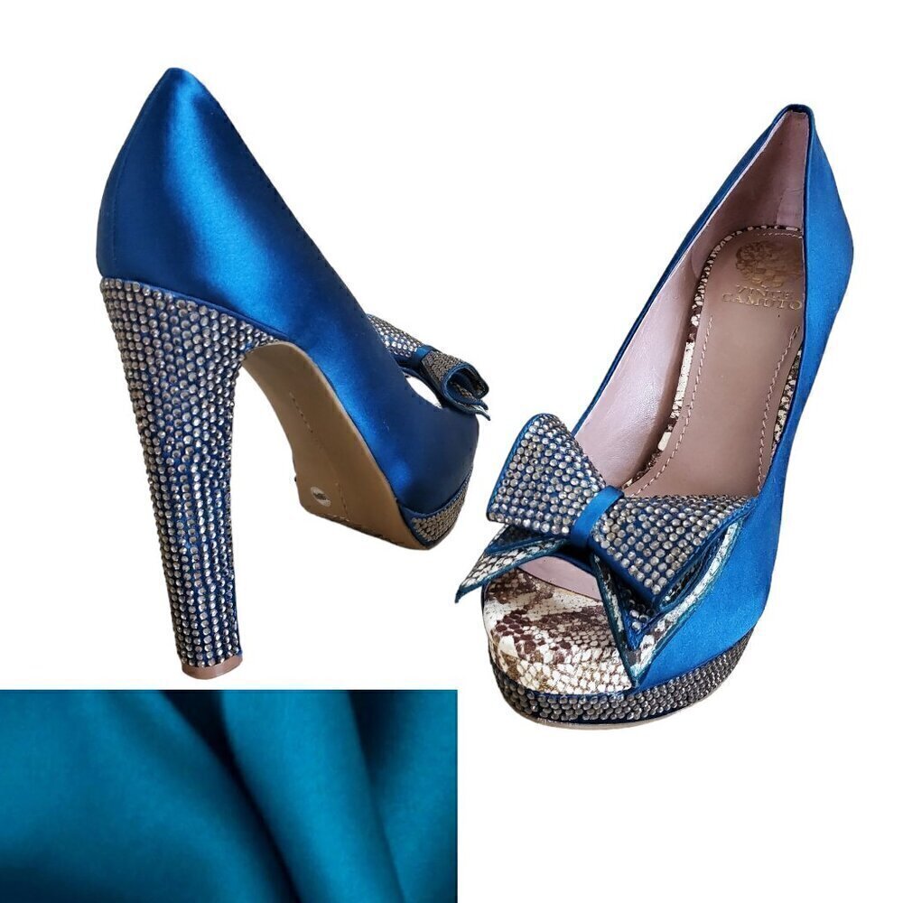 VINCE CAMUTO RHINESTONE HEELS SIZE 10